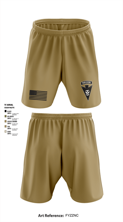 3/278 Armored Calvary Regiment 57774458 Athletic Shorts With Pockets - 3