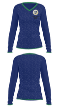 Grant Middle School Soccer 63707148 Women's Long Sleeve V-neck Shirt - 24