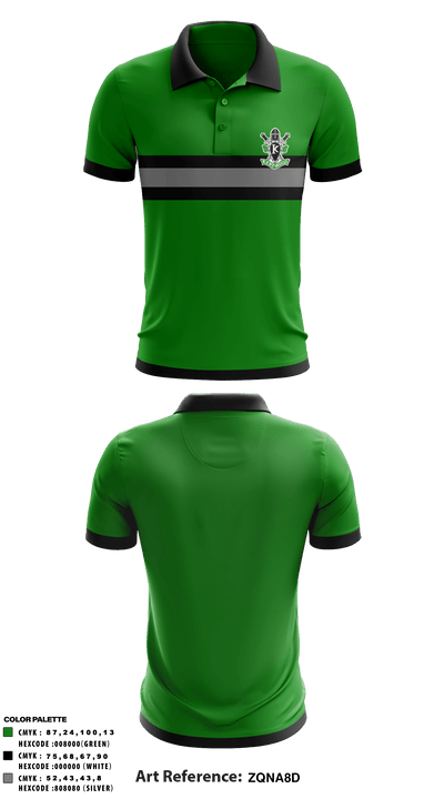 Kentwood High School Golf 30027814 Short Sleeve Performance Polo - 1