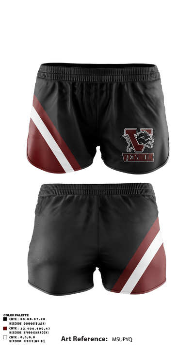 Vernon Middle School 78202683 Track Shorts - 1