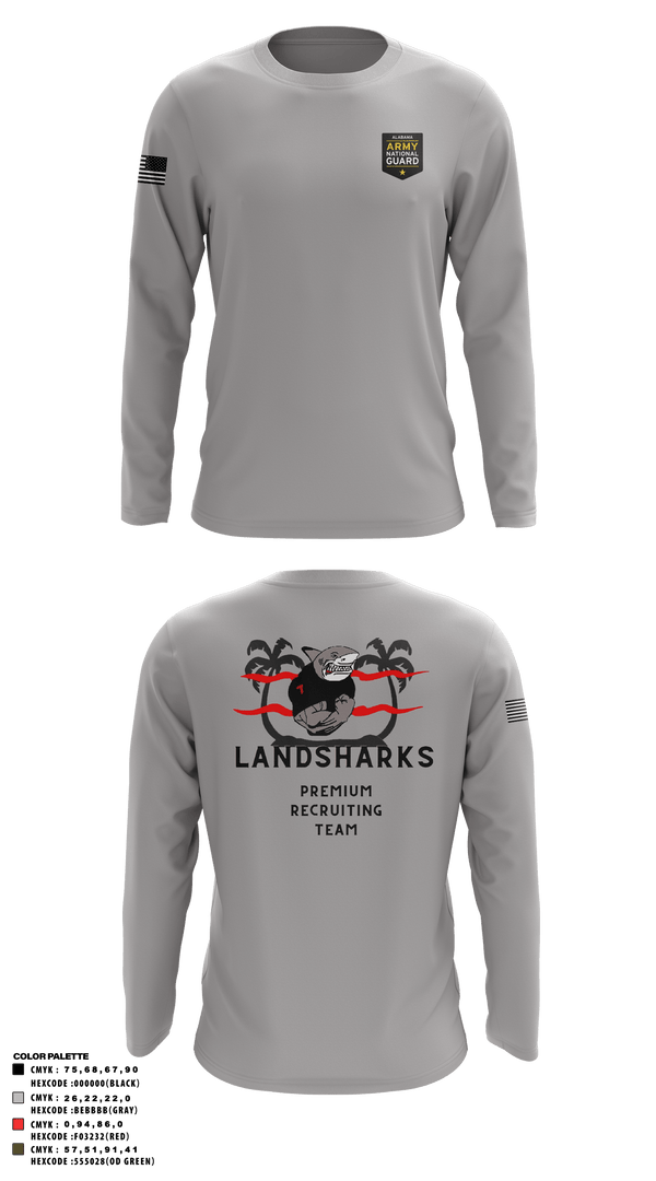 Long Sleeve Performance Shirt, , National Guard, Teamtime, Team time, sublimation, custom sports apparel, team uniforms, spirit wear, spiritwear, sports uniforms, custom shirts, team store, custom team store, fundraiser sports, apparel fundraiser