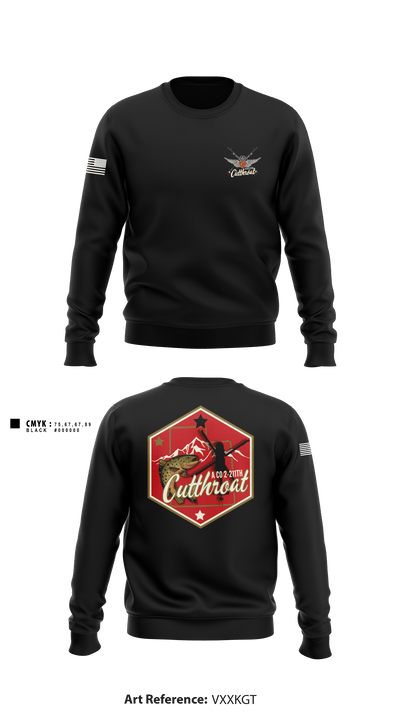 A Co. 2-211th GSAB 21328090 Crew Neck Sweatshirt - 1