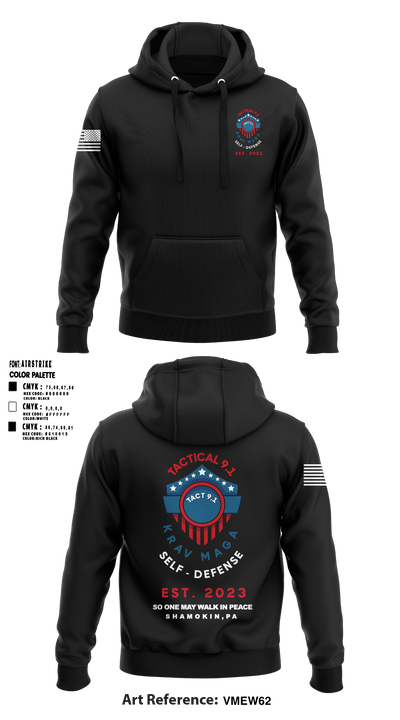 Tactical 9.1 Krav Maga Self Defense 91416954 Hoodie - 2