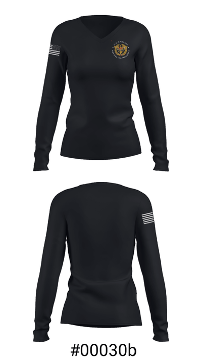 Detachment Republica Moldova 57338540 Women's Long Sleeve V-neck Shirt - 37