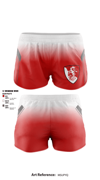 Women's Shorts, The Fighting 36th, E-Sports, Teamtime, Team time, sublimation, custom sports apparel, team uniforms, spirit wear, spiritwear, sports uniforms, custom shirts, team store, custom team store, fundraiser sports, apparel fundraiser