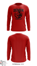 Durango HS Wrestling 8720193 Long Sleeve Performance Shirt - 3