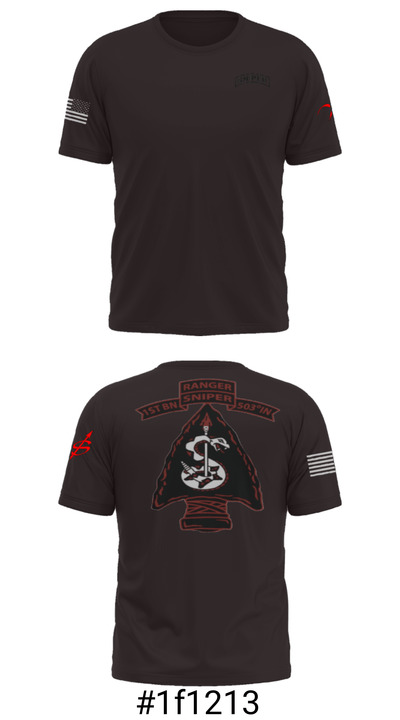 1/503 Snipers 39758046 Short Sleeve Performance Shirt - 48