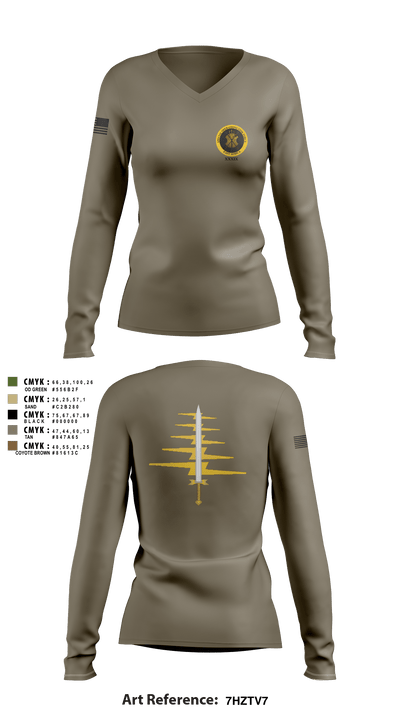 TIOG EA 44555936 Women's Long Sleeve V-neck Shirt - 53