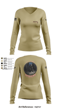 49th A co 1st Platoon REAPERS 78641109 Women's Long Sleeve V-neck Shirt - 5