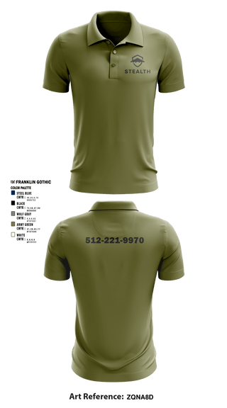 Short Sleeve Performance Polo, Stealth customs, , Teamtime, Team time, sublimation, custom sports apparel, team uniforms, spirit wear, spiritwear, sports uniforms, custom shirts, team store, custom team store, fundraiser sports, apparel fundraiser