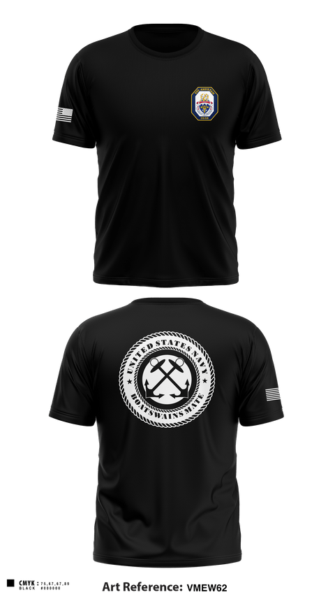 Short Sleeve Performance Shirt, Boatswains mate, Navy, Teamtime, Team time, sublimation, custom sports apparel, team uniforms, spirit wear, spiritwear, sports uniforms, custom shirts, team store, custom team store, fundraiser sports, apparel fundraiser