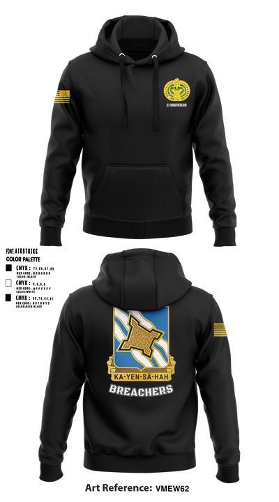 1-390TH B CO. 88866436 Hoodie - 1