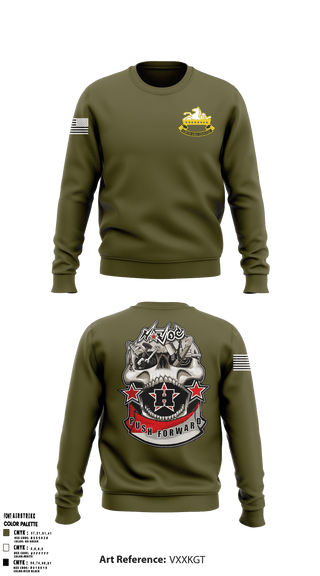 Crew Neck Sweatshirt, , Army, Teamtime, Team time, sublimation, custom sports apparel, team uniforms, spirit wear, spiritwear, sports uniforms, custom shirts, team store, custom team store, fundraiser sports, apparel fundraiser
