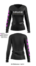 SMASH 45148372 Women's Long Sleeve V-neck Shirt - 5
