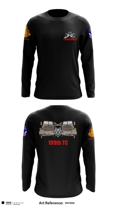 109th TC 56878980 Long Sleeve Performance Shirt - 6