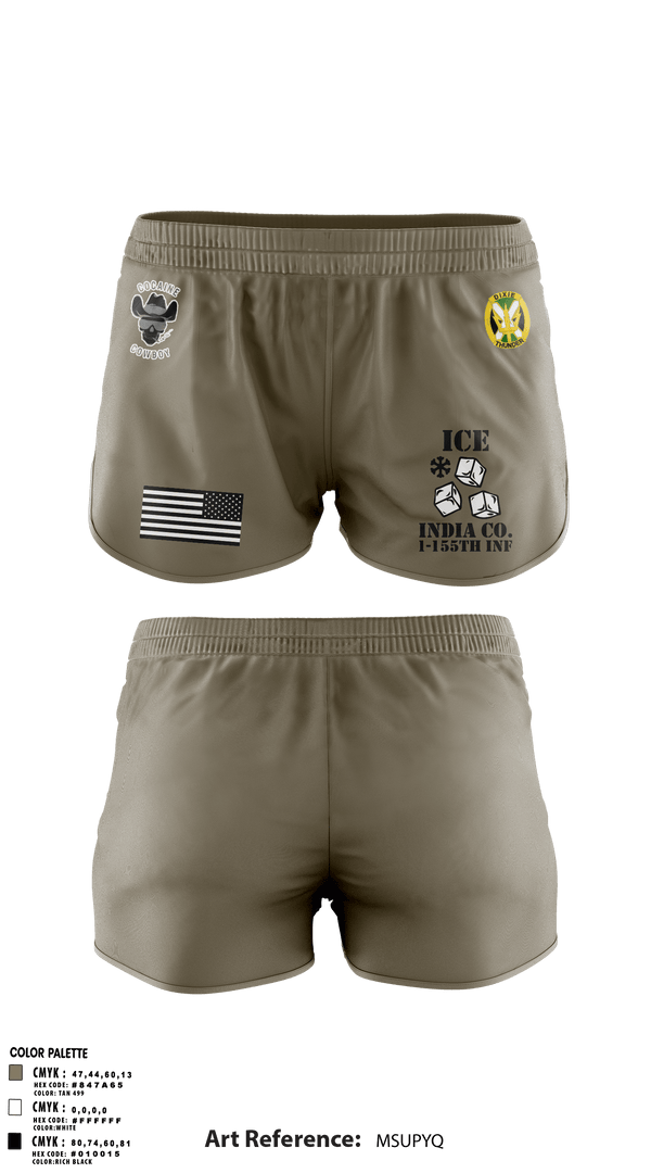 Ranger Panties, , Army, Teamtime, Team time, sublimation, custom sports apparel, team uniforms, spirit wear, spiritwear, sports uniforms, custom shirts, team store, custom team store, fundraiser sports, apparel fundraiser