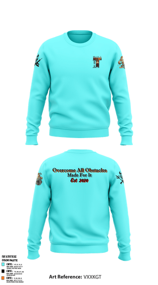 Crew Neck Sweatshirt, Made For It Apparel, , Teamtime, Team time, sublimation, custom sports apparel, team uniforms, spirit wear, spiritwear, sports uniforms, custom shirts, team store, custom team store, fundraiser sports, apparel fundraiser