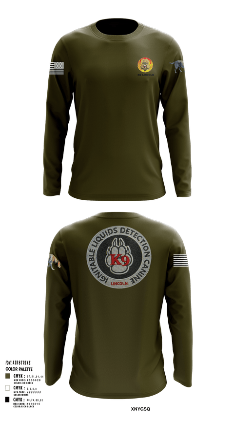Long Sleeve Performance Shirt, Stafford County Fire Marshal's Office, Police, Teamtime, Team time, sublimation, custom sports apparel, team uniforms, spirit wear, spiritwear, sports uniforms, custom shirts, team store, custom team store, fundraiser sports, apparel fundraiser