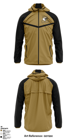 Windbreaker, Abilene High School, School Spirit Store, Teamtime, Team time, sublimation, custom sports apparel, team uniforms, spirit wear, spiritwear, sports uniforms, custom shirts, team store, custom team store, fundraiser sports, apparel fundraiser