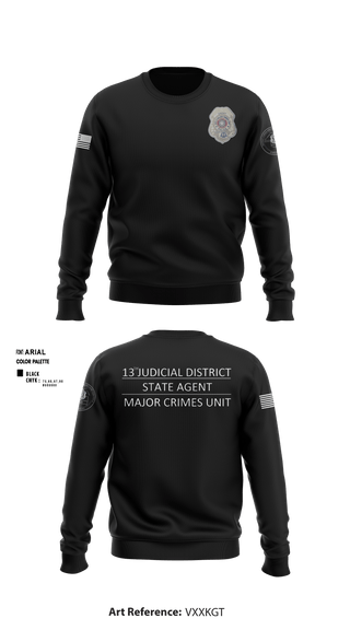 Crew Neck Sweatshirt, , Police, Teamtime, Team time, sublimation, custom sports apparel, team uniforms, spirit wear, spiritwear, sports uniforms, custom shirts, team store, custom team store, fundraiser sports, apparel fundraiser