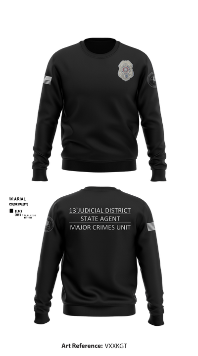 District 13 TF 92193766 Crew Neck Sweatshirt - 5