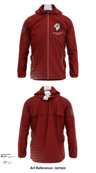 Windbreaker, Crossett Learning Center, Spirit Store, Teamtime, Team time, sublimation, custom sports apparel, team uniforms, spirit wear, spiritwear, sports uniforms, custom shirts, team store, custom team store, fundraiser sports, apparel fundraiser