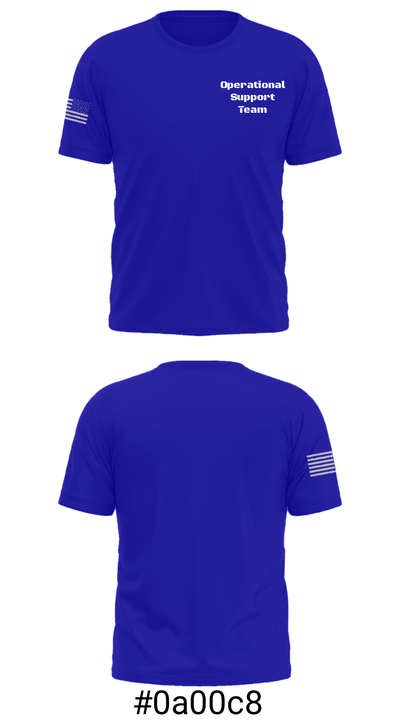 Operational Support Team 51085680 Short Sleeve Performance Shirt - 30