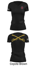 1-145th Armor 33702857 Women's Short Sleeve V-neck Shirt - 20