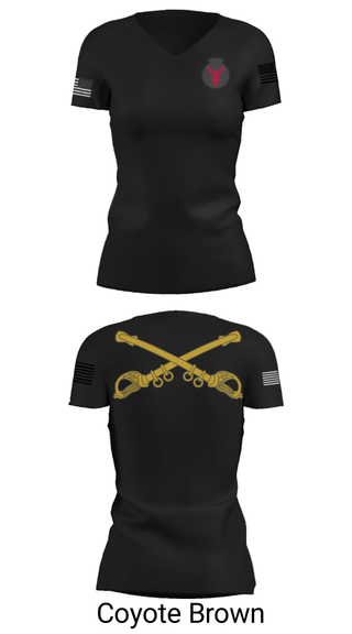 Women's Short Sleeve Vneck Shirt, , National Guard, Teamtime, Team time, sublimation, custom sports apparel, team uniforms, spirit wear, spiritwear, sports uniforms, custom shirts, team store, custom team store, fundraiser sports, apparel fundraiser