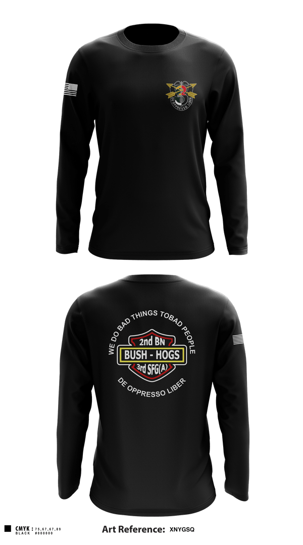 Long Sleeve Performance Shirt, MCPOD-XVIII Airborne Corps, Army, Teamtime, Team time, sublimation, custom sports apparel, team uniforms, spirit wear, spiritwear, sports uniforms, custom shirts, team store, custom team store, fundraiser sports, apparel fundraiser