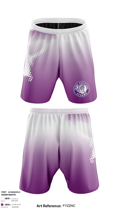 Triway High School Bowling 9942018 Athletic Shorts With Pockets - 1