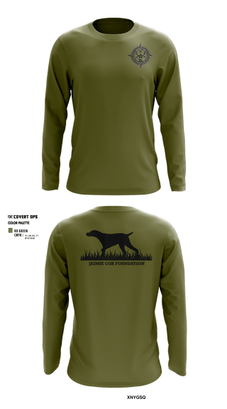 Long Sleeve Performance Shirt, Jaimie Cox Foundation, , Teamtime, Team time, sublimation, custom sports apparel, team uniforms, spirit wear, spiritwear, sports uniforms, custom shirts, team store, custom team store, fundraiser sports, apparel fundraiser