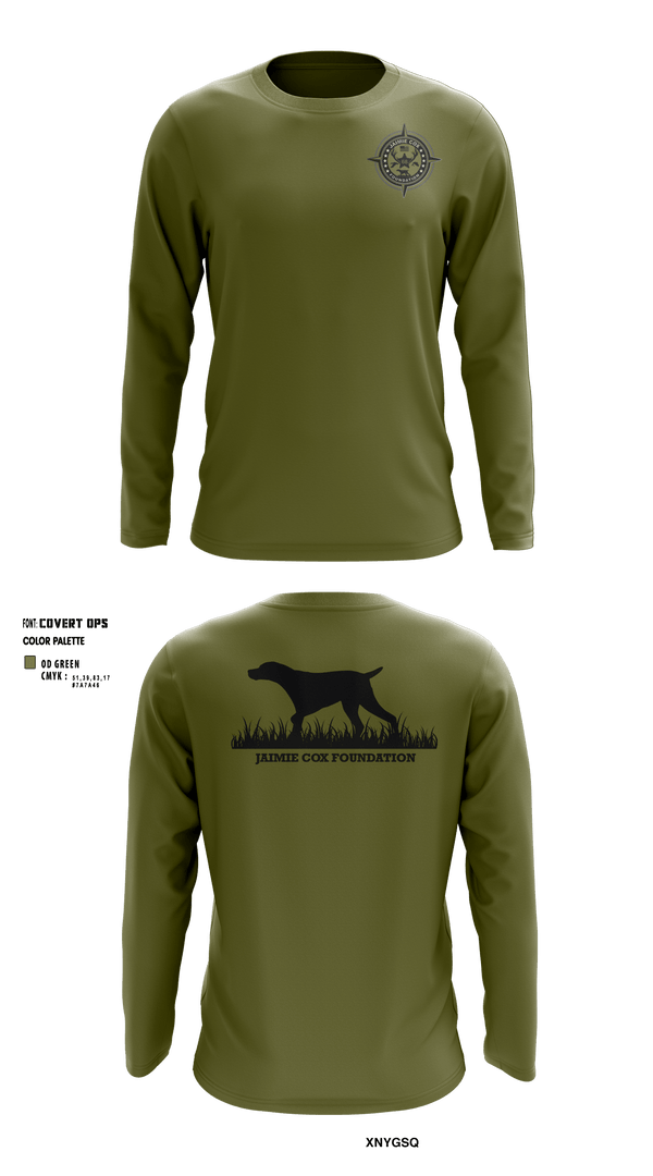 Long Sleeve Performance Shirt, Jaimie Cox Foundation, , Teamtime, Team time, sublimation, custom sports apparel, team uniforms, spirit wear, spiritwear, sports uniforms, custom shirts, team store, custom team store, fundraiser sports, apparel fundraiser