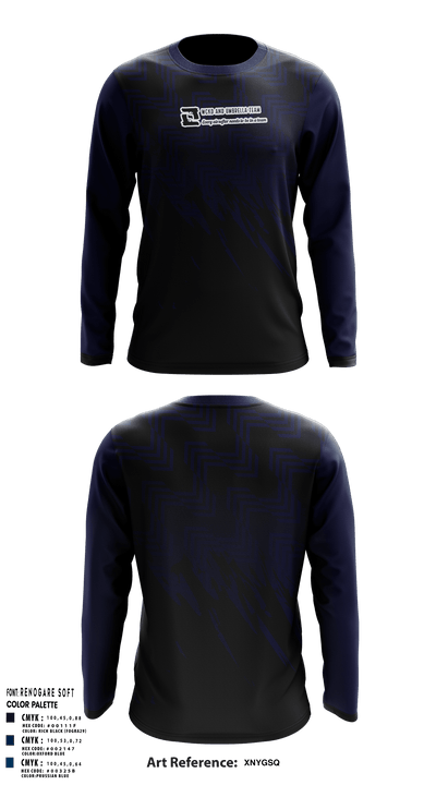 PA WCKD Airsoft Organization 4395836 Long Sleeve Performance Shirt - 1
