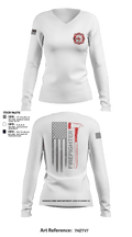 enigma, station 21 97533722 Women's Long Sleeve V-neck Shirt - 2