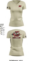 Delta 4-5 58559779 Women's Short Sleeve V-neck Shirt - 6