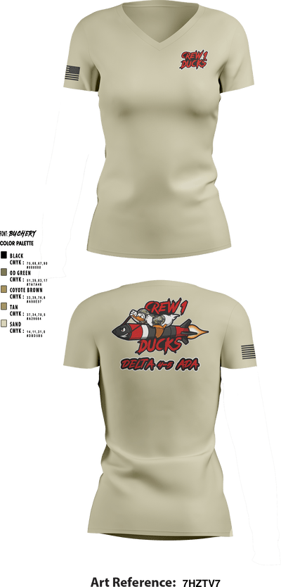 Delta 4-5 58559779 Women's Short Sleeve V-neck Shirt - 6