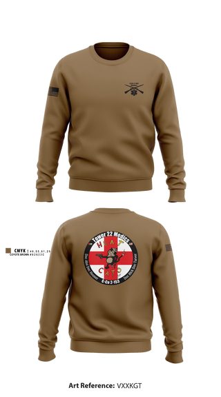 Crew Neck Sweatshirt, , National Guard, Teamtime, Team time, sublimation, custom sports apparel, team uniforms, spirit wear, spiritwear, sports uniforms, custom shirts, team store, custom team store, fundraiser sports, apparel fundraiser