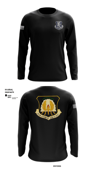 Long Sleeve Performance Shirt, , Air Force, Teamtime, Team time, sublimation, custom sports apparel, team uniforms, spirit wear, spiritwear, sports uniforms, custom shirts, team store, custom team store, fundraiser sports, apparel fundraiser