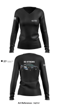 Eagle County Sheriff’s Office 21262953 Women's Long Sleeve V-neck Shirt - 1