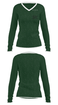 Saint Joseph Academy Basketball 86801500 Women's Long Sleeve V-neck Shirt - 35