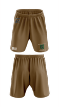Military Intelligence Detachment 1st Battalion 10th Special Forces Group (Airborne) 57770757 Athletic Shorts With Pockets - 2