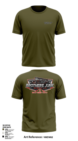 Short Sleeve Performance Shirt, Brothers Junk Removal LLCBrothers Junk Removal LLC, , Teamtime, Team time, sublimation, custom sports apparel, team uniforms, spirit wear, spiritwear, sports uniforms, custom shirts, team store, custom team store, fundraiser sports, apparel fundraiser