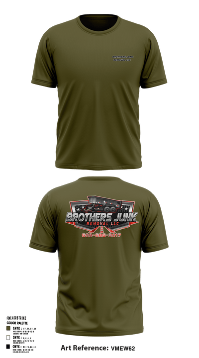 Brothers Junk Removal LLCBrothers Junk Removal LLC 92476770 Short Sleeve Performance Shirt - 2