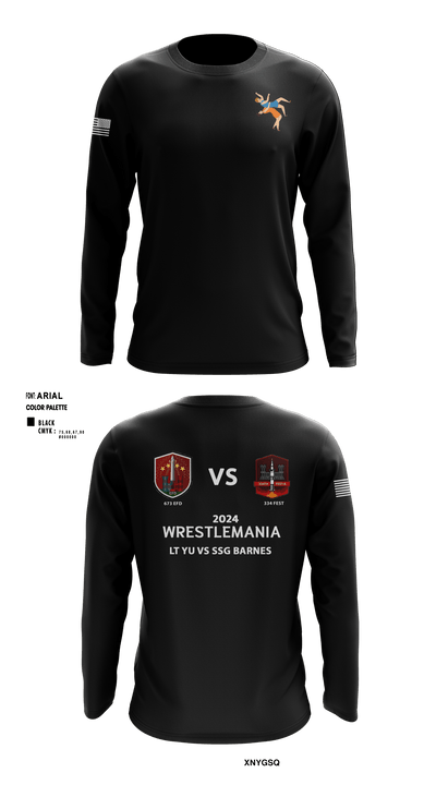 673 EFD/ 334 FEST 89104127 Long Sleeve Performance Shirt - 2