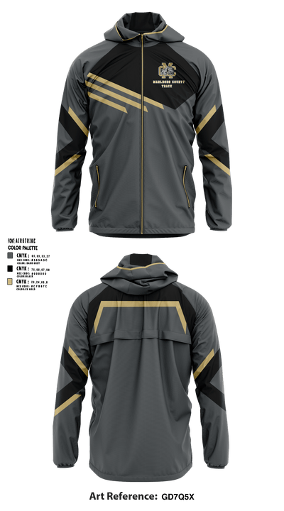 Marlboro County High School Track 94418087 Windbreaker - 1