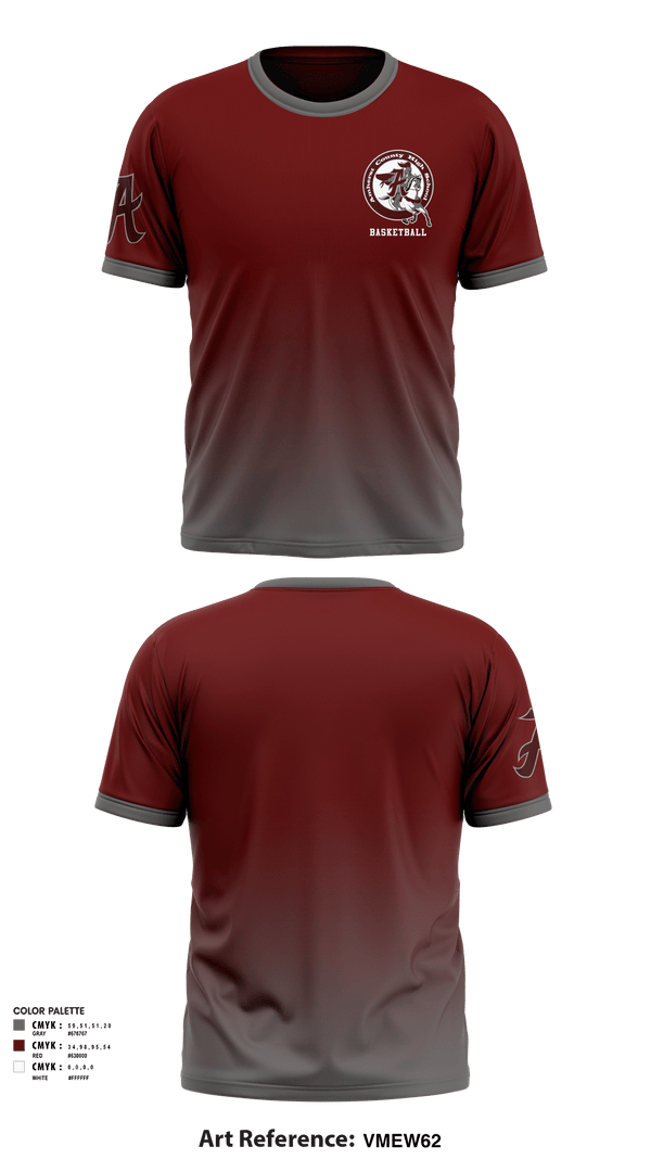 Short Sleeve Performance Shirt, Amherst County High School Basketball, Men's Basketball, Teamtime, Team time, sublimation, custom sports apparel, team uniforms, spirit wear, spiritwear, sports uniforms, custom shirts, team store, custom team store, fundraiser sports, apparel fundraiser