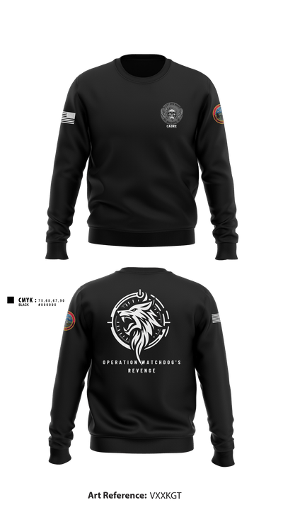 A Co, 2-13th AVN REGT 95713396 Crew Neck Sweatshirt - 3