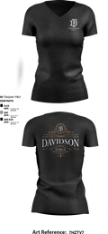Davidson Forge 39779422 Women's Short Sleeve V-neck Shirt - 7