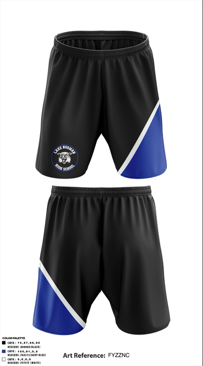 Lake Norman High School 14849265 Athletic Shorts With Pockets - 1